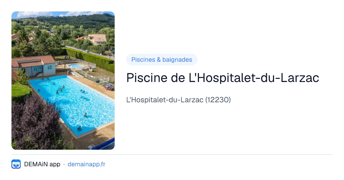 Piscine de L'Hospitalet-du-Larzac — L'Hospitalet-du-Larzac