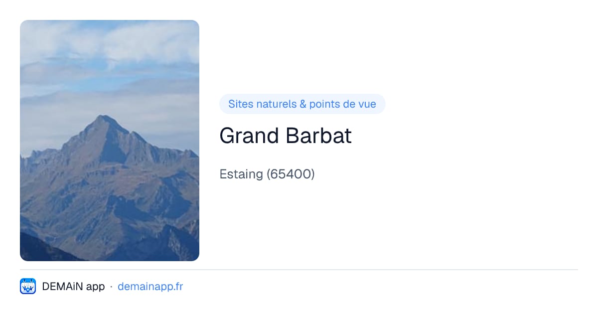 Grand Barbat — Estaing