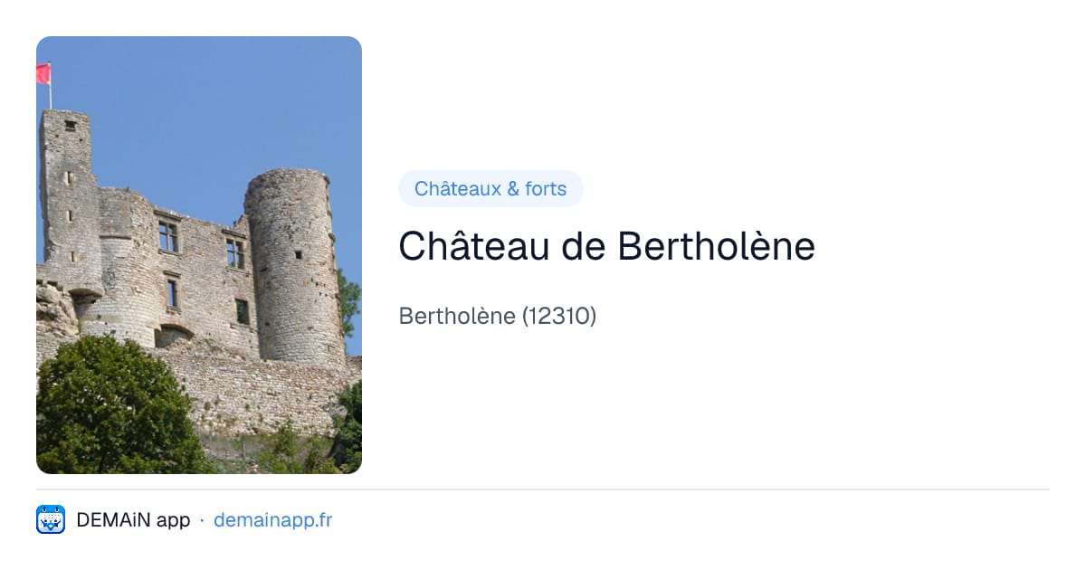 Château de Bertholène — Bertholène