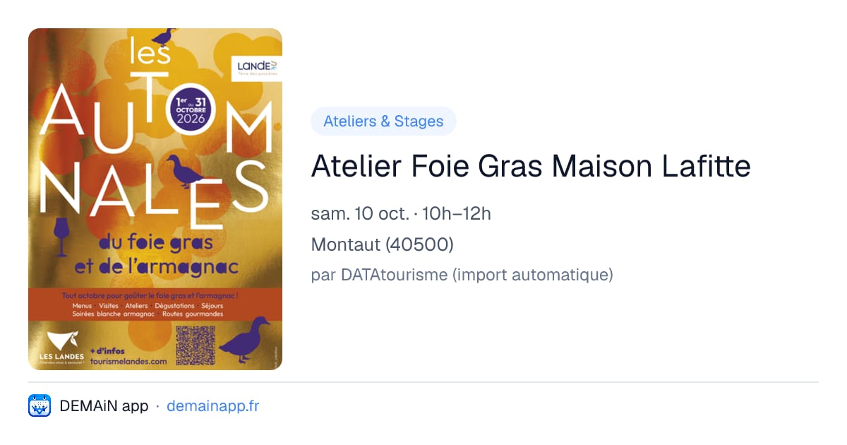 Atelier Foie Gras Maison Lafitte — Montaut