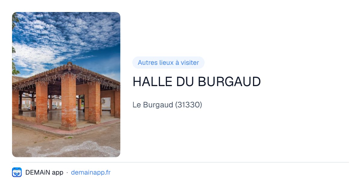 HALLE DU BURGAUD — Le Burgaud