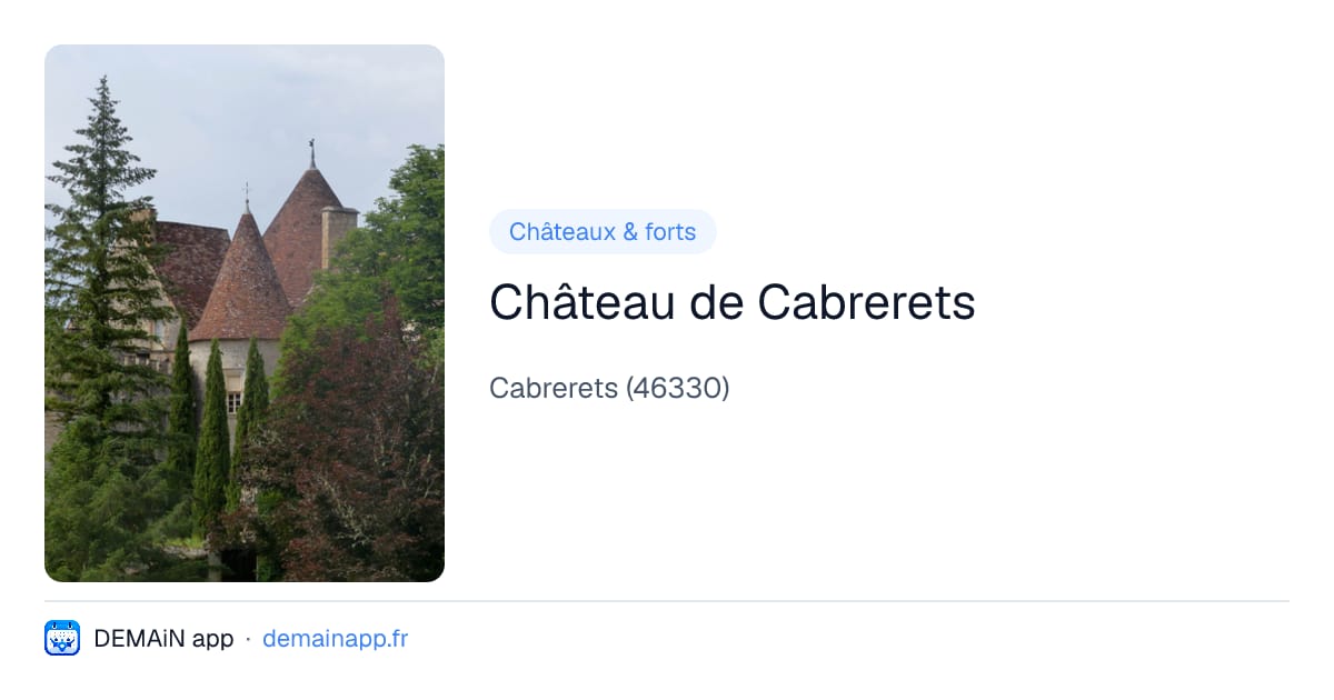 Château de Cabrerets — Cabrerets