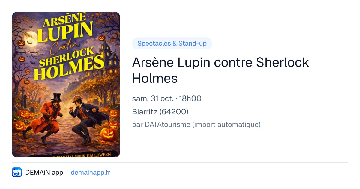 Arsène Lupin contre Sherlock Holmes — Biarritz
