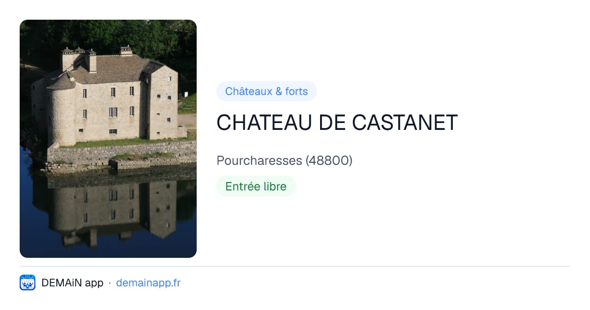 CHATEAU DE CASTANET — Pourcharesses