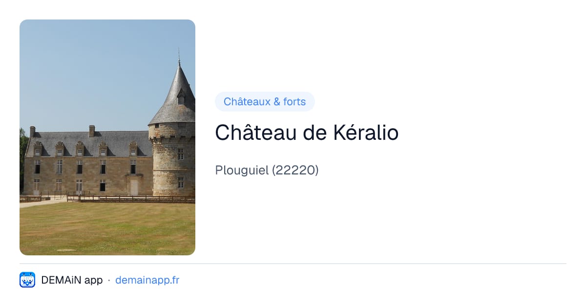 Château de Kéralio — Plouguiel
