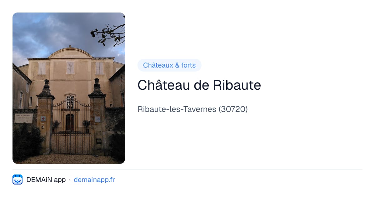 Château de Ribaute — Ribaute-les-Tavernes