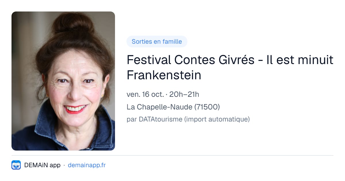 Festival Contes Givrés - Il est minuit Frankenstein — La Chapelle-Naude
