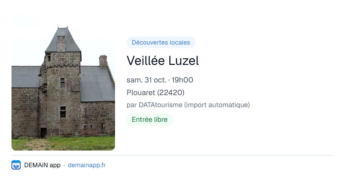 Veillée Luzel — Plouaret