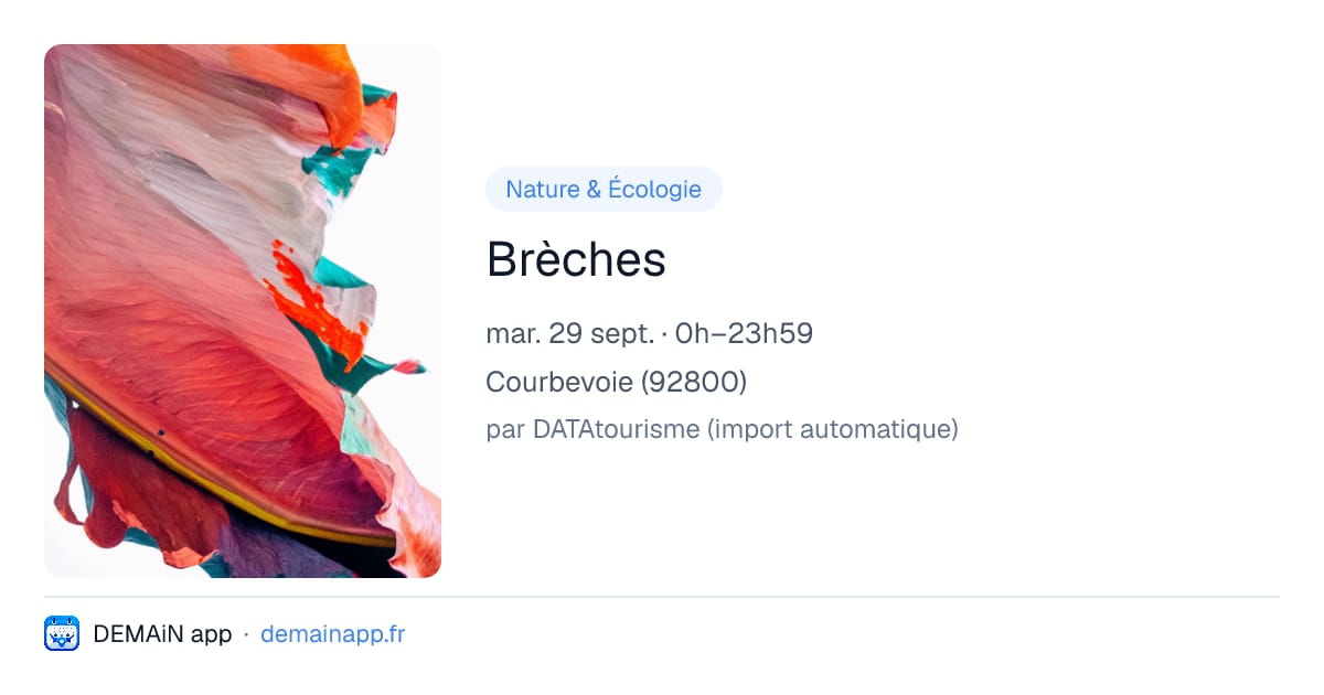 Brèches — Courbevoie