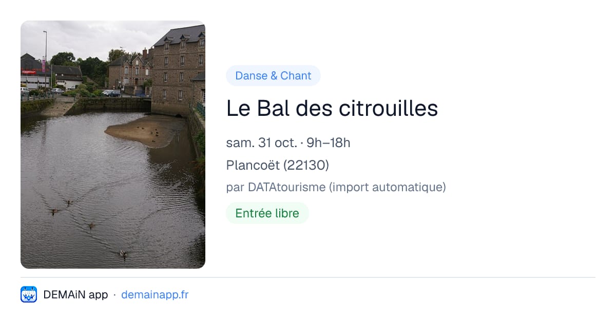 Le Bal des citrouilles — Plancoët