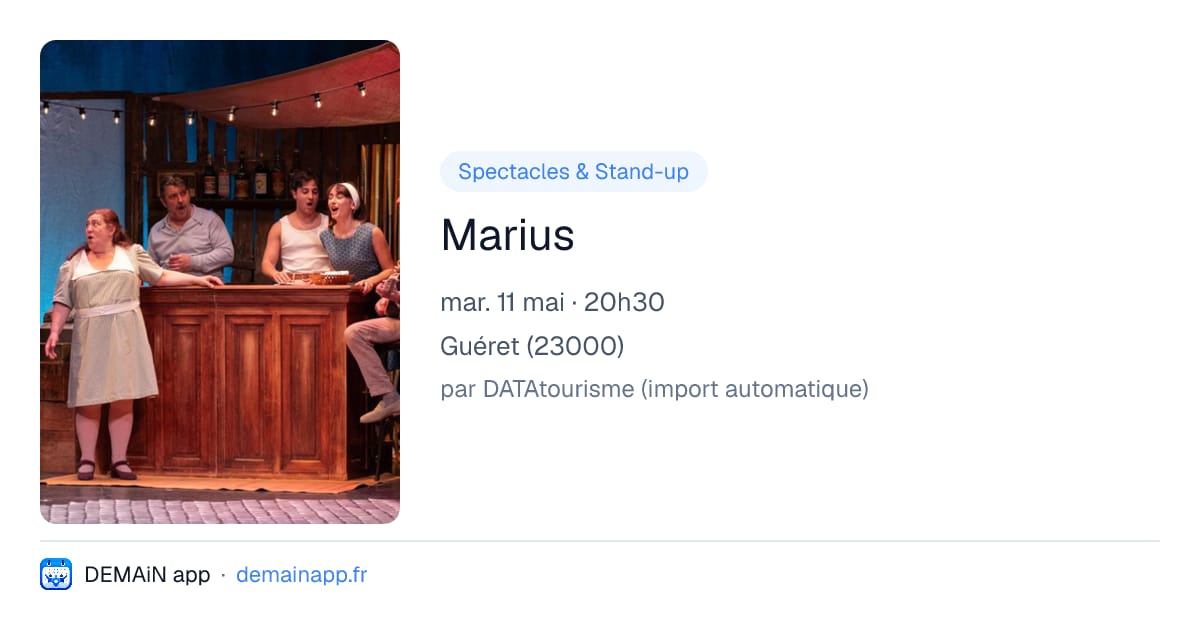 Marius — Guéret