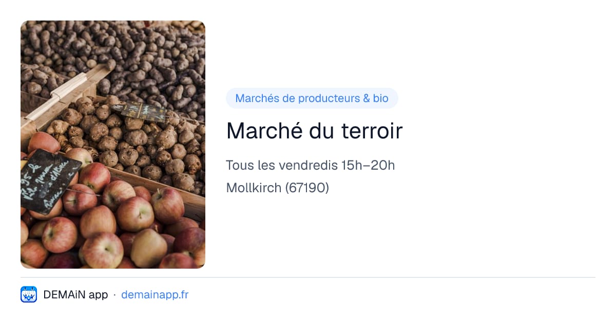 Marché du terroir — Mollkirch