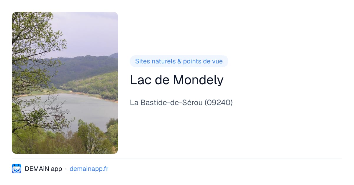 Lac de Mondely — La Bastide-de-Sérou