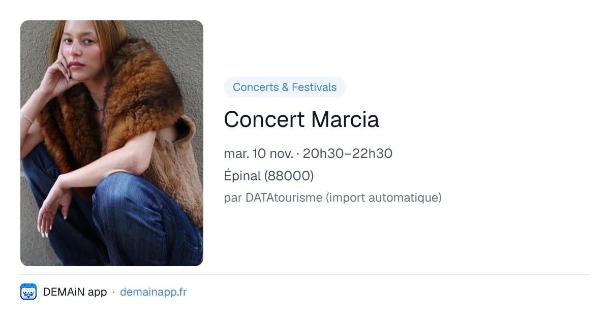 Concert Marcia — Épinal