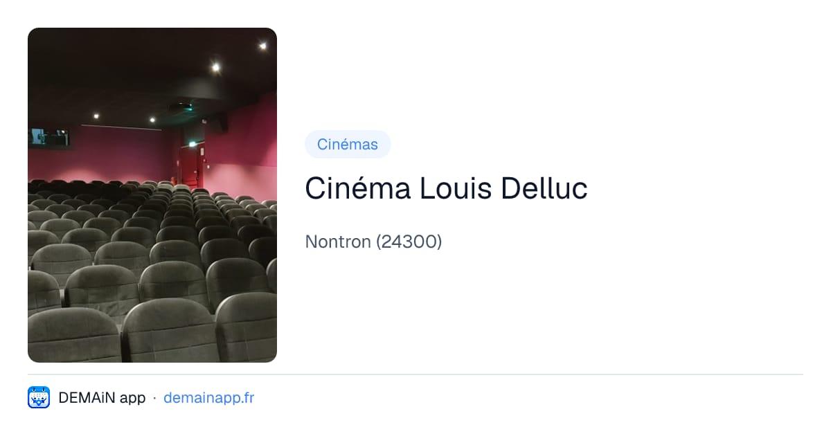 Cinéma Louis Delluc — Nontron
