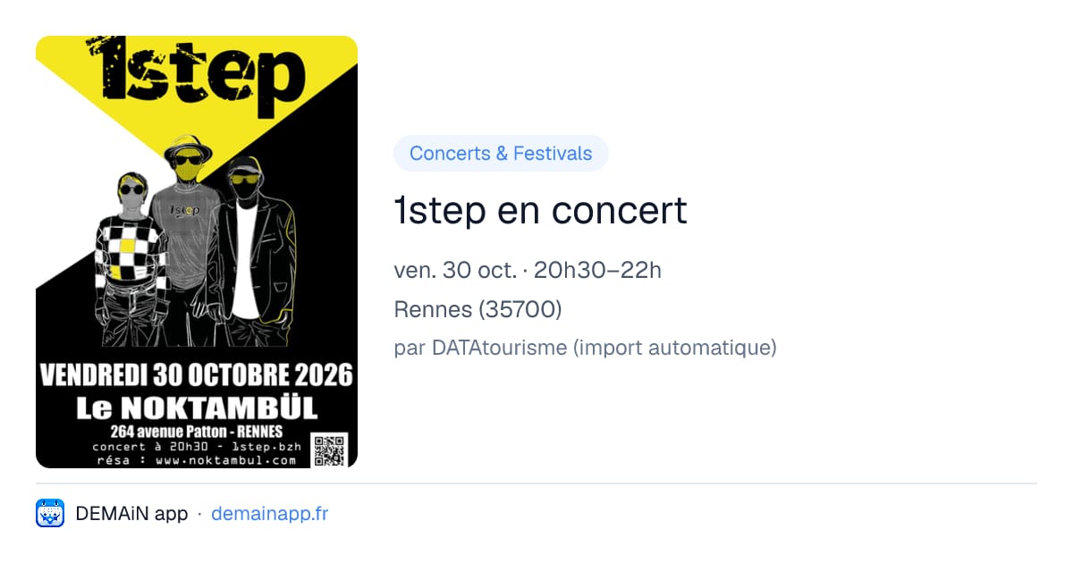 1step en concert — Rennes