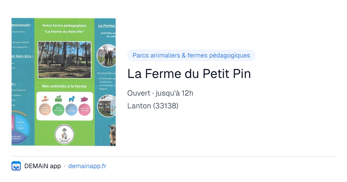 La Ferme du Petit Pin — Lanton