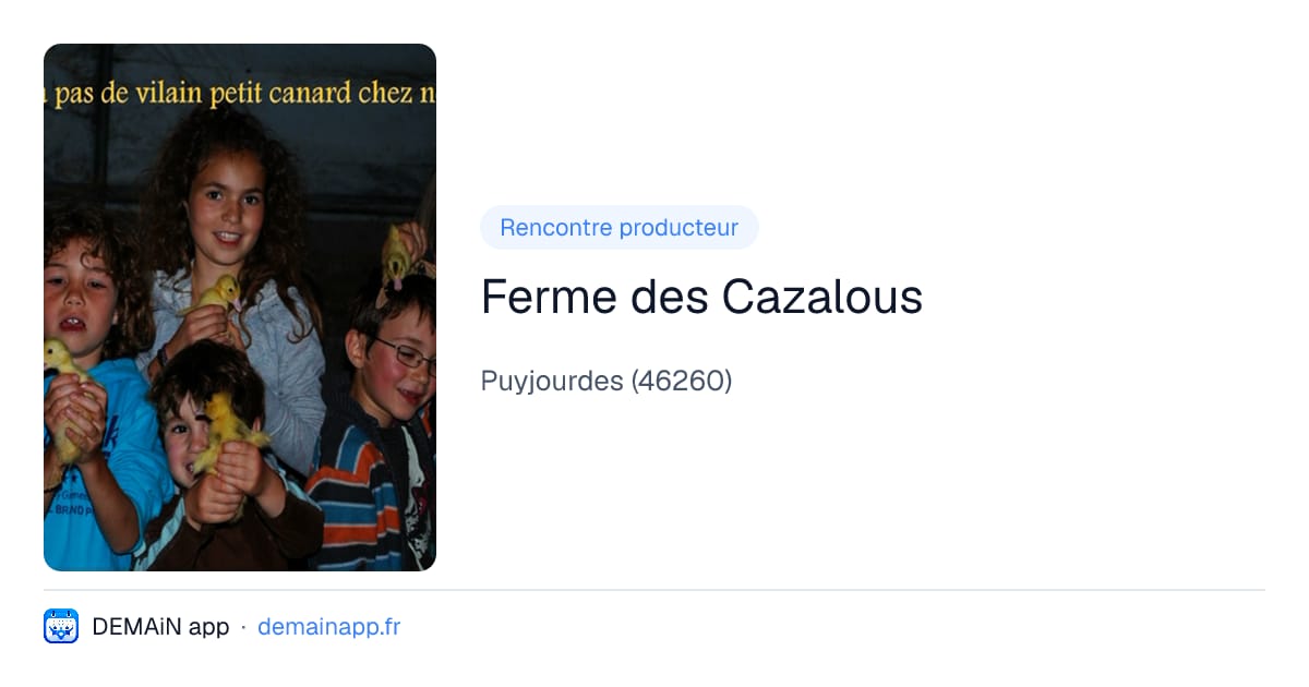 Ferme des Cazalous — Puyjourdes