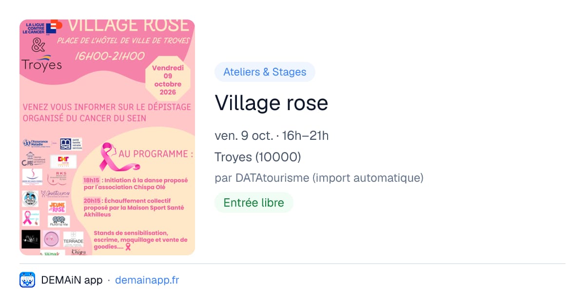 Village rose — Troyes