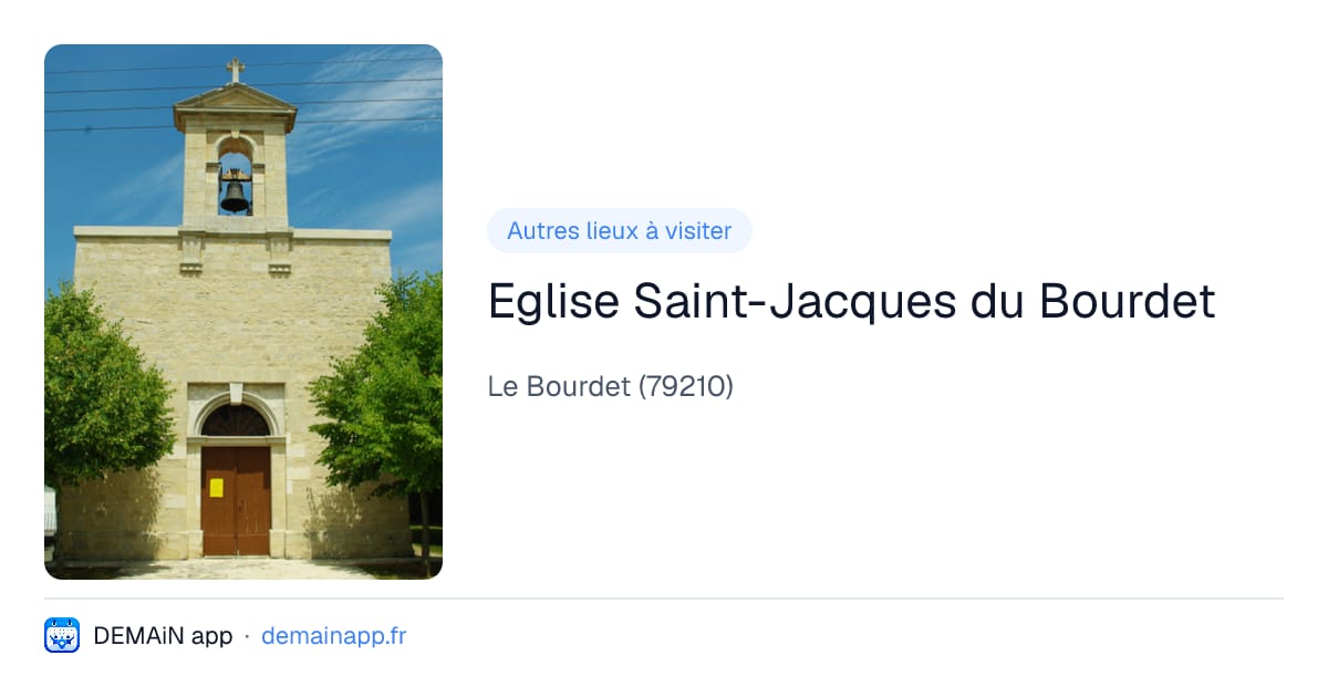 Eglise Saint-Jacques du Bourdet — Le Bourdet