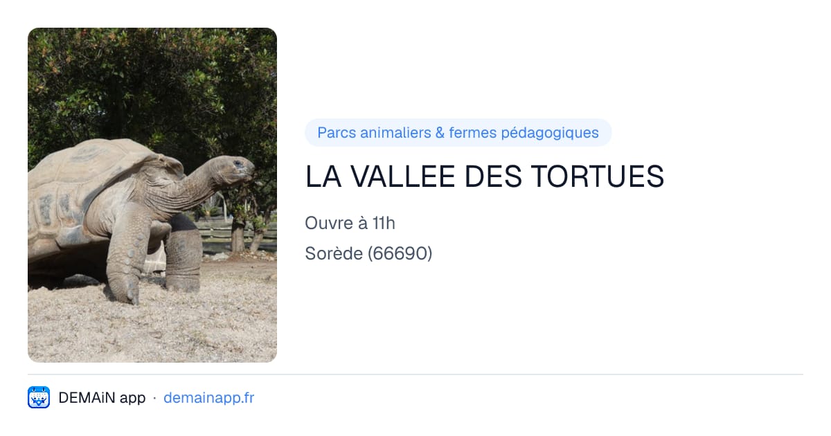 LA VALLEE DES TORTUES — Sorède