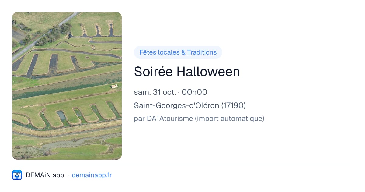Soirée Halloween — Saint-Georges-d'Oléron