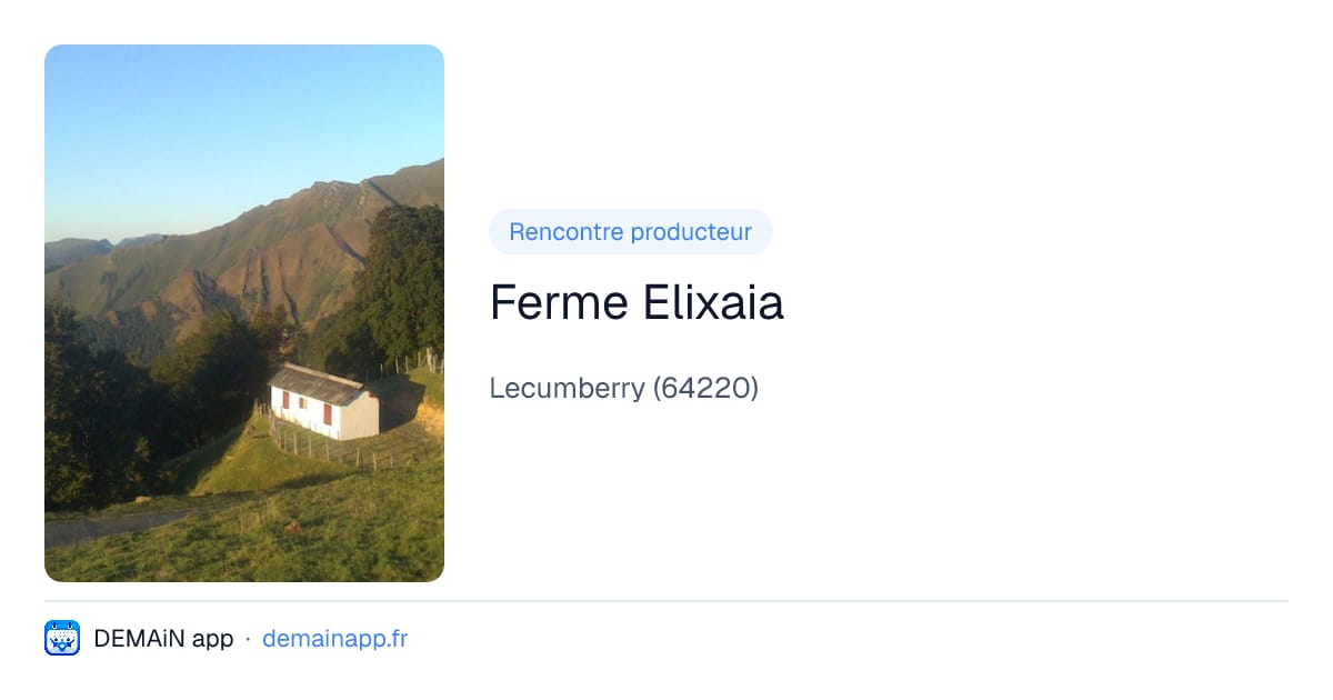 Ferme Elixaia — Lecumberry
