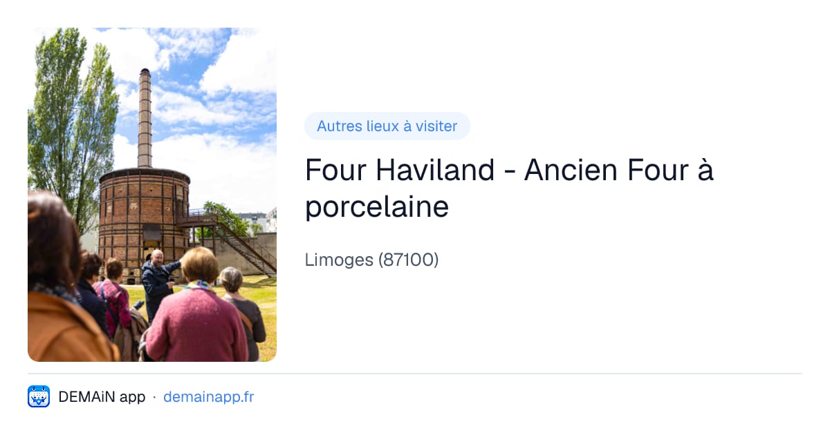Four Haviland - Ancien Four à porcelaine — Limoges