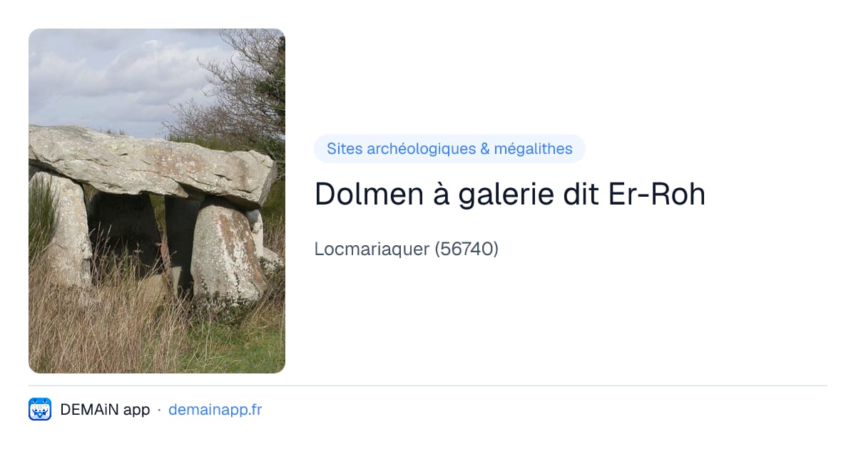 Dolmen à galerie dit Er-Roh — Locmariaquer