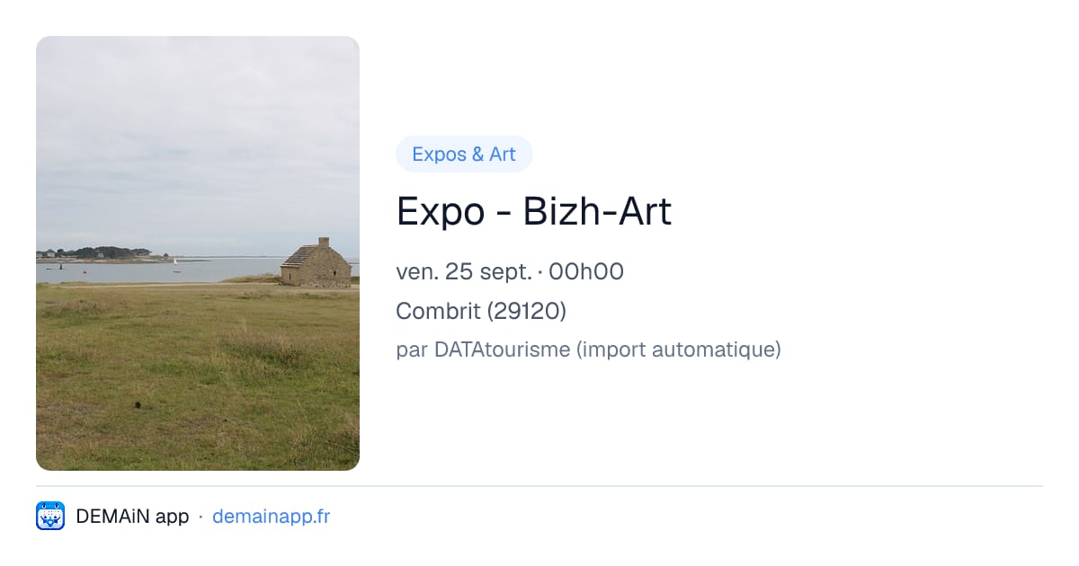 Expo - Bizh-Art — Combrit