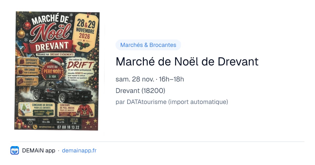 Marché de Noël de Drevant — Drevant