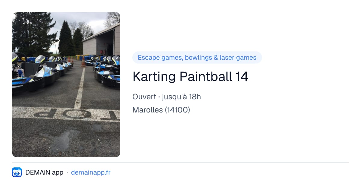 Karting Paintball 14 — Marolles