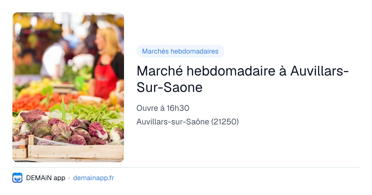 Marché hebdomadaire à Auvillars-Sur-Saone — Auvillars-sur-Saône