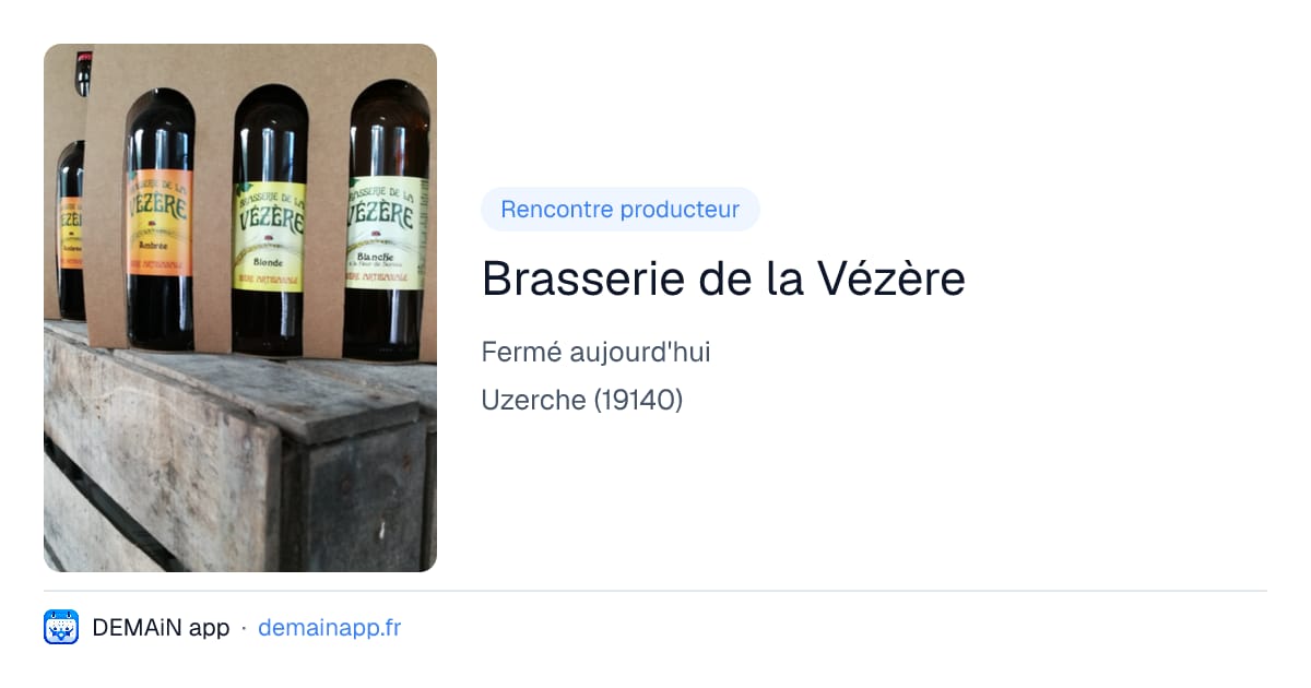 Brasserie de la Vézère — Uzerche