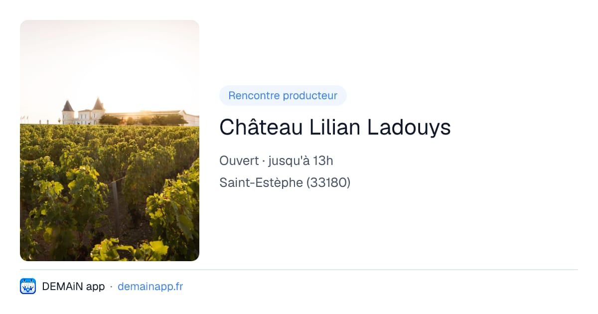 Château Lilian Ladouys — Saint-Estèphe