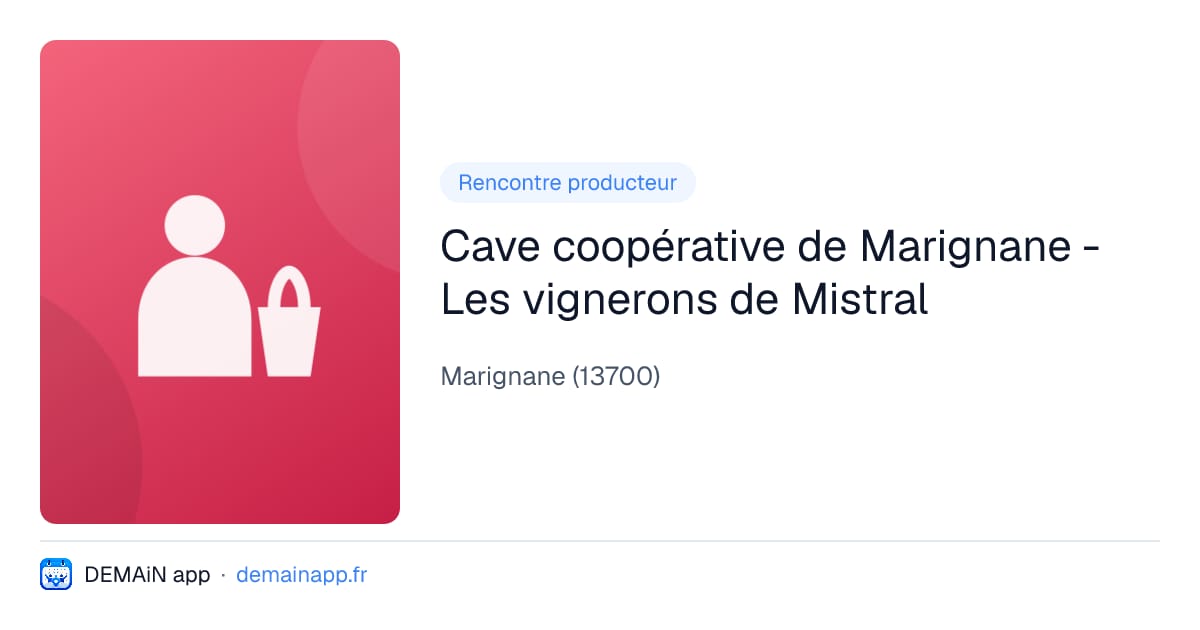 Cave coopérative de Marignane - Les vignerons de Mistral — Marignane