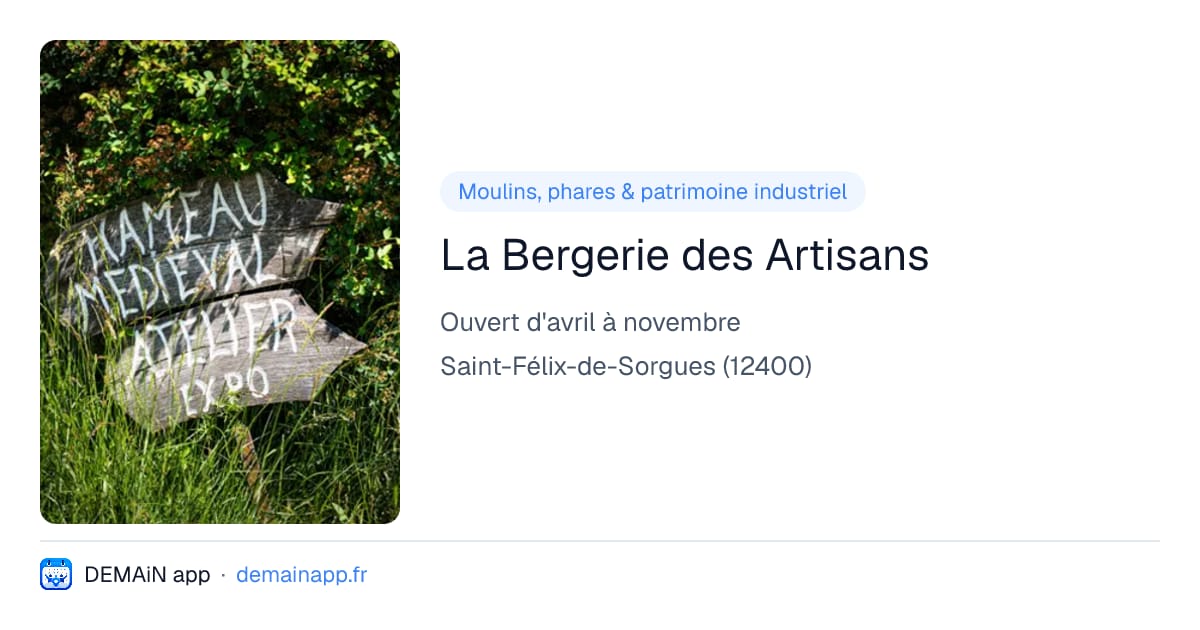 La Bergerie des Artisans — Saint-Félix-de-Sorgues