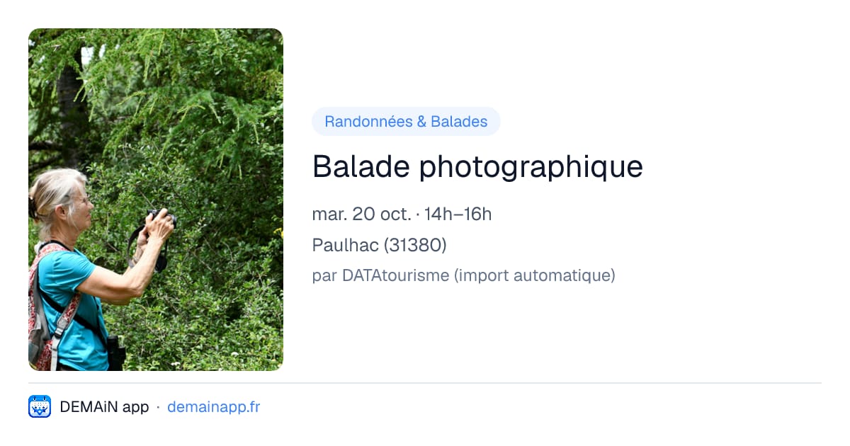 Balade photographique — Paulhac