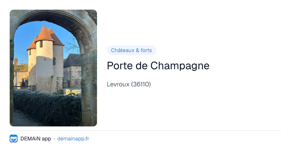 Porte de Champagne — Levroux