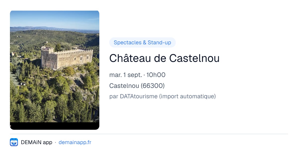 Château de Castelnou — Castelnou