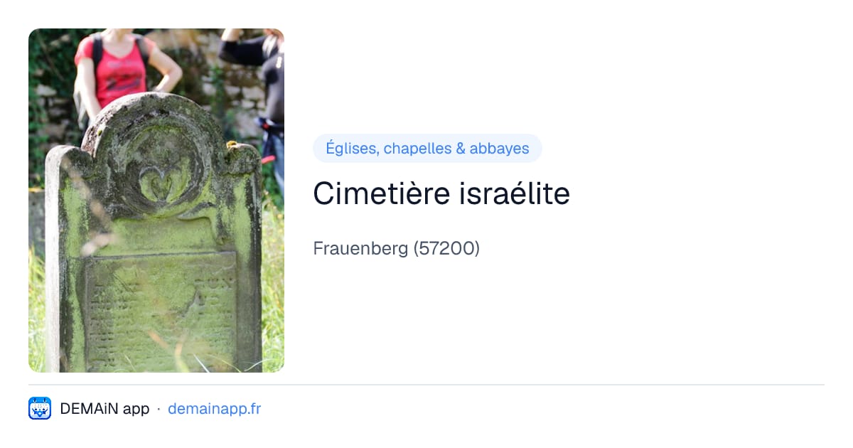 Cimetière israélite — Frauenberg