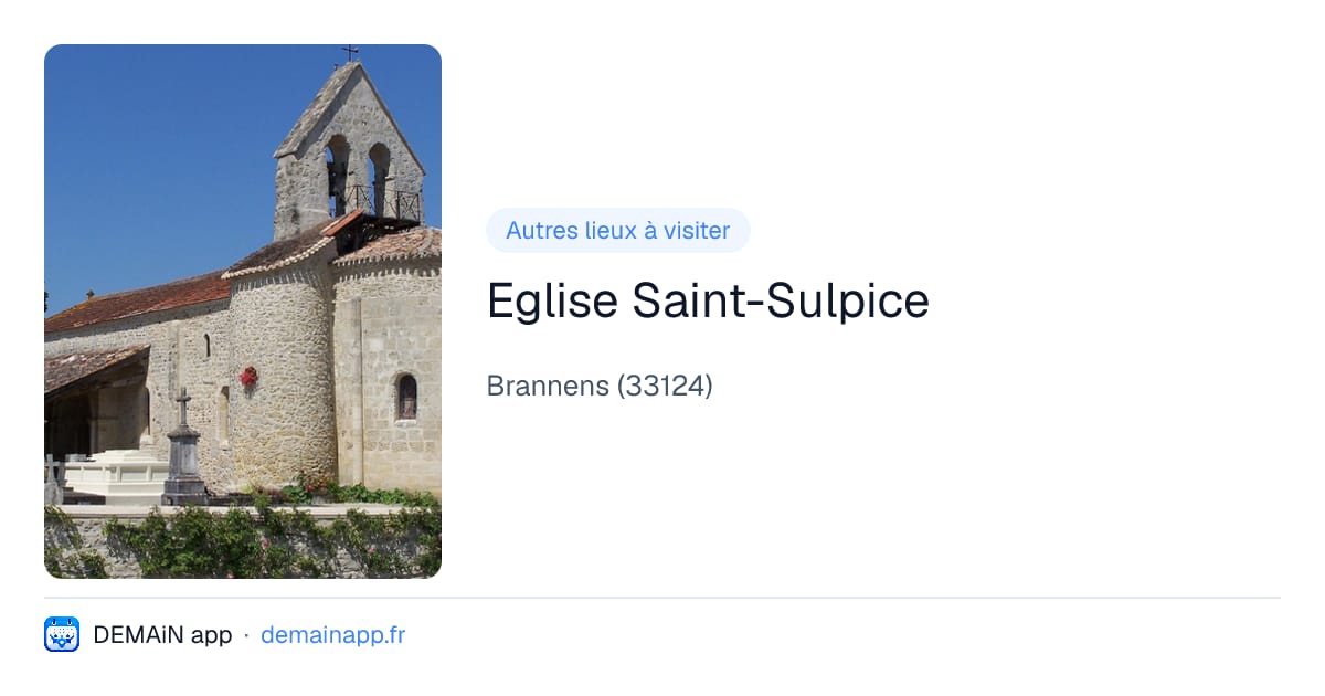 Eglise Saint-Sulpice — Brannens