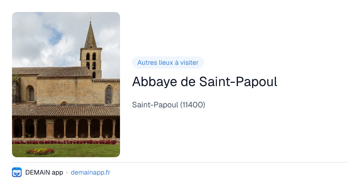 Abbaye de Saint-Papoul — Saint-Papoul