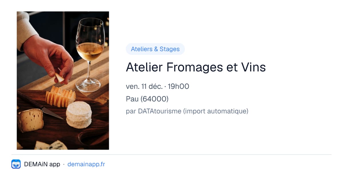 Atelier Fromages et Vins — Pau