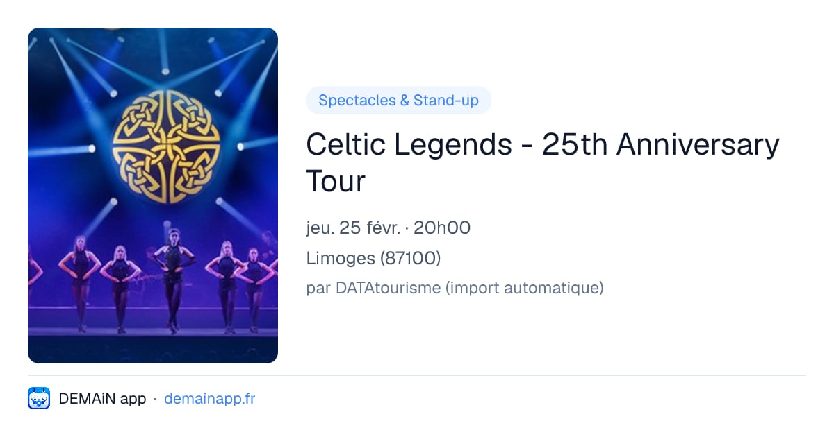 Celtic Legends - 25th Anniversary Tour — Limoges
