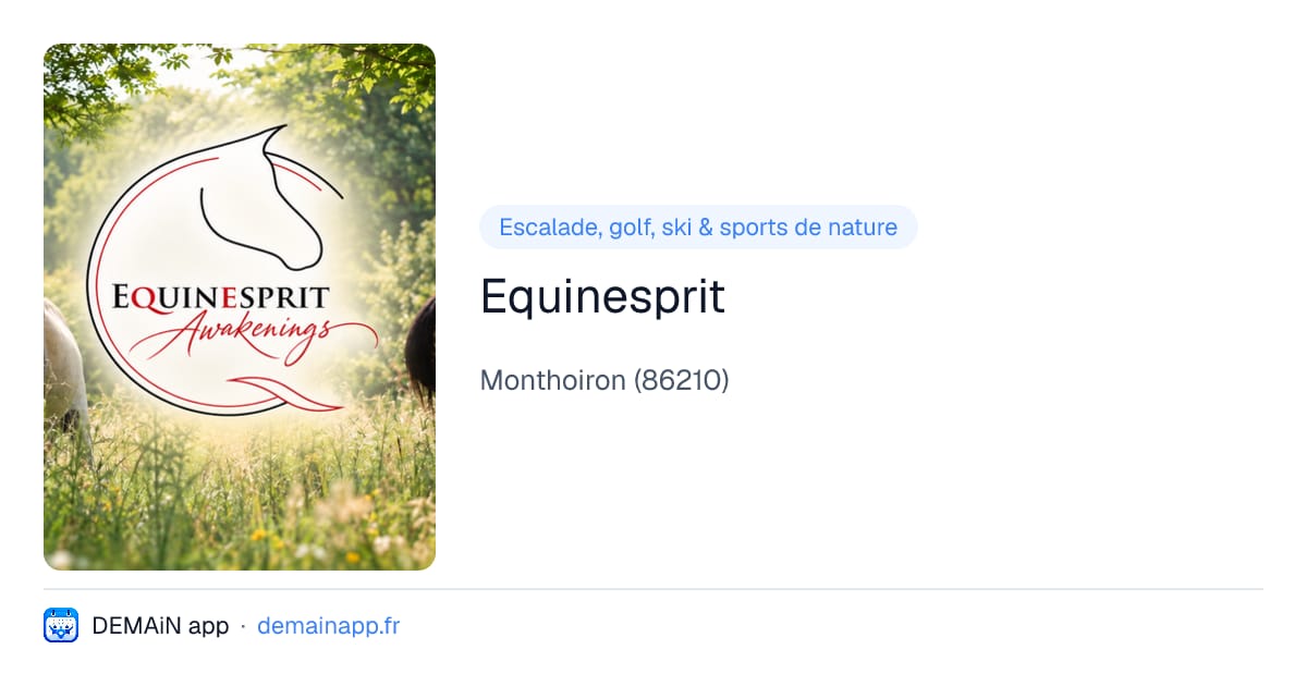 Equinesprit — Monthoiron