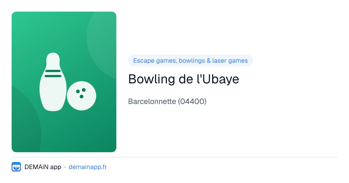 Bowling de l'Ubaye — Barcelonnette