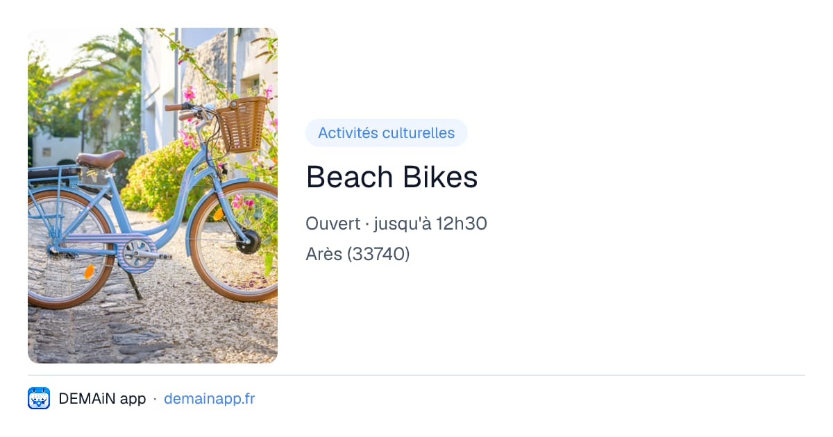Beach Bikes — Arès