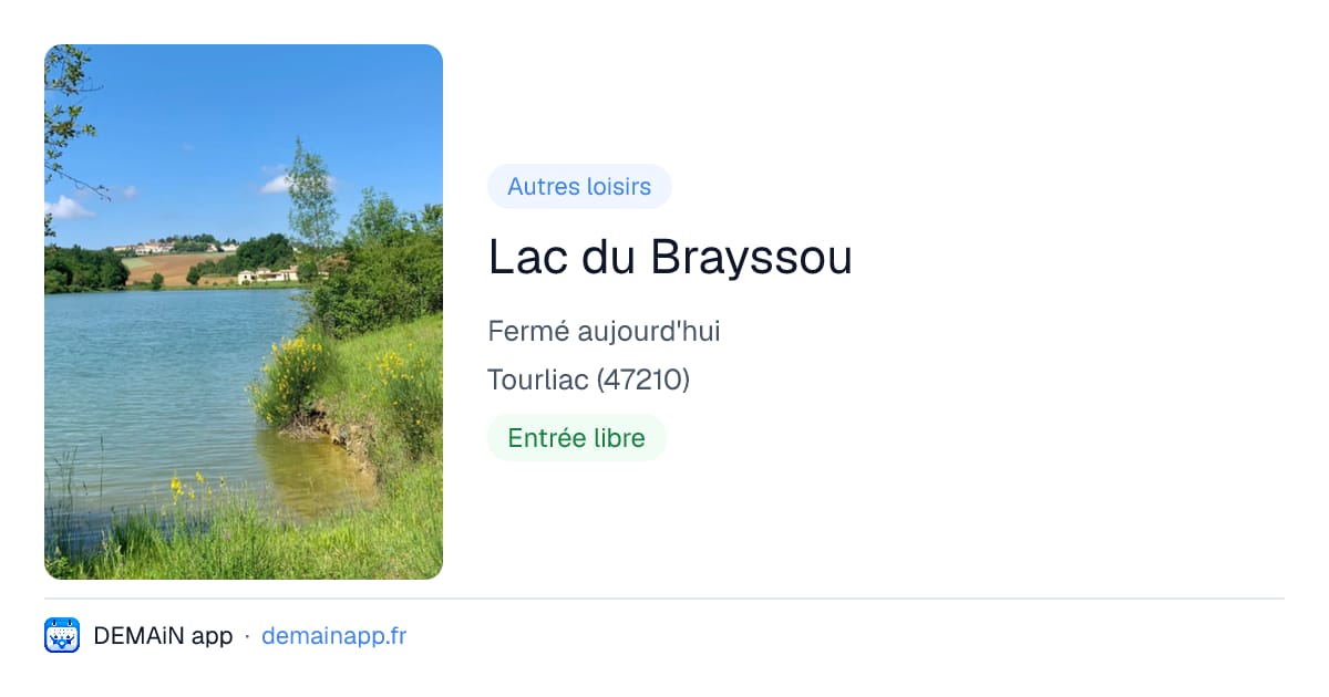 Lac du Brayssou — Tourliac