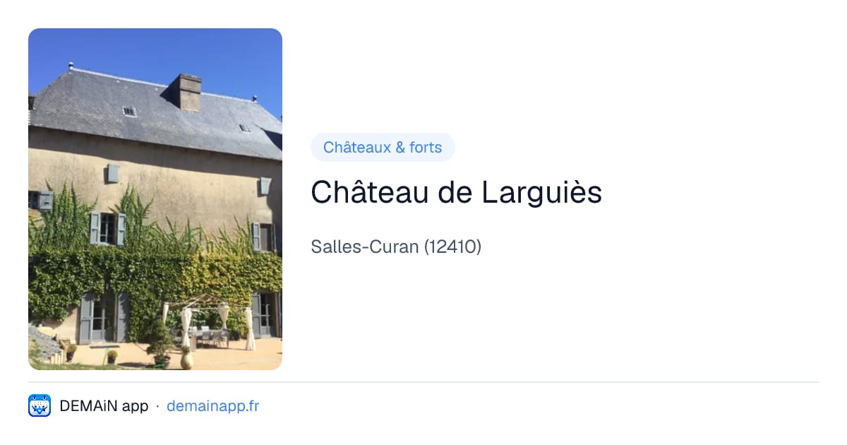 Château de Larguiès — Salles-Curan